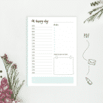 Daily Planner Happy Day - Wonderspot