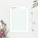 Wonderspot Digital Planner Weekly Planner
