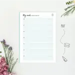 Wonderspot Digital Planner Weekly Planner