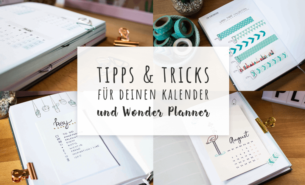 Tipps & Tricks für deinen Kalender und Wonder Planner - Wonderspot