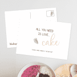 Wonderspot Schreibwaren Postkarte Cake
