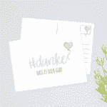 Wonderspot Schreibwaren Postkarte Danke