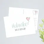 Wonderspot Schreibwaren Postkarte Danke